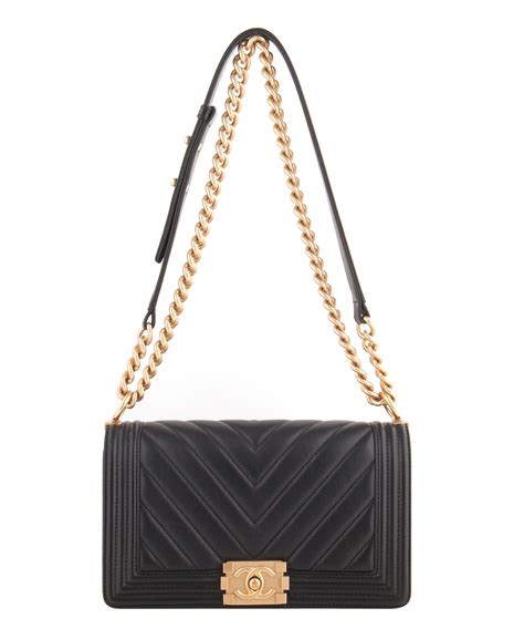 chanel boy chevron medium black|Chanel boy shopping tote.